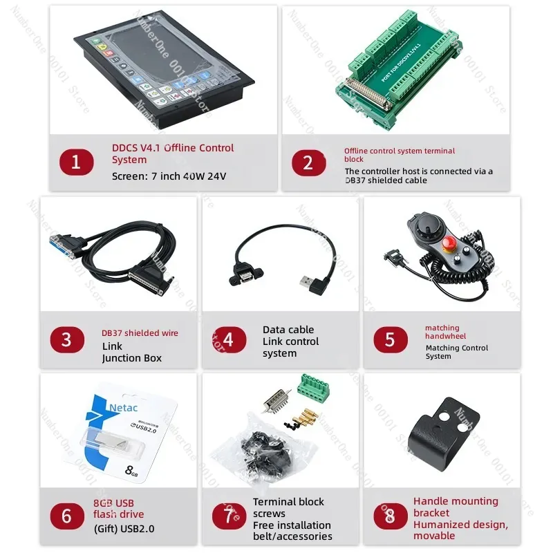 Ddcs V4.1 4 Axis Cnc Offline Controller - DDCS V4.1 V3.1 CNC Controller 4